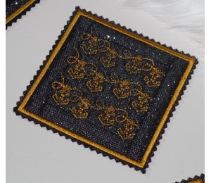 Stickserie ITH Mug Rugs - Maritim 3